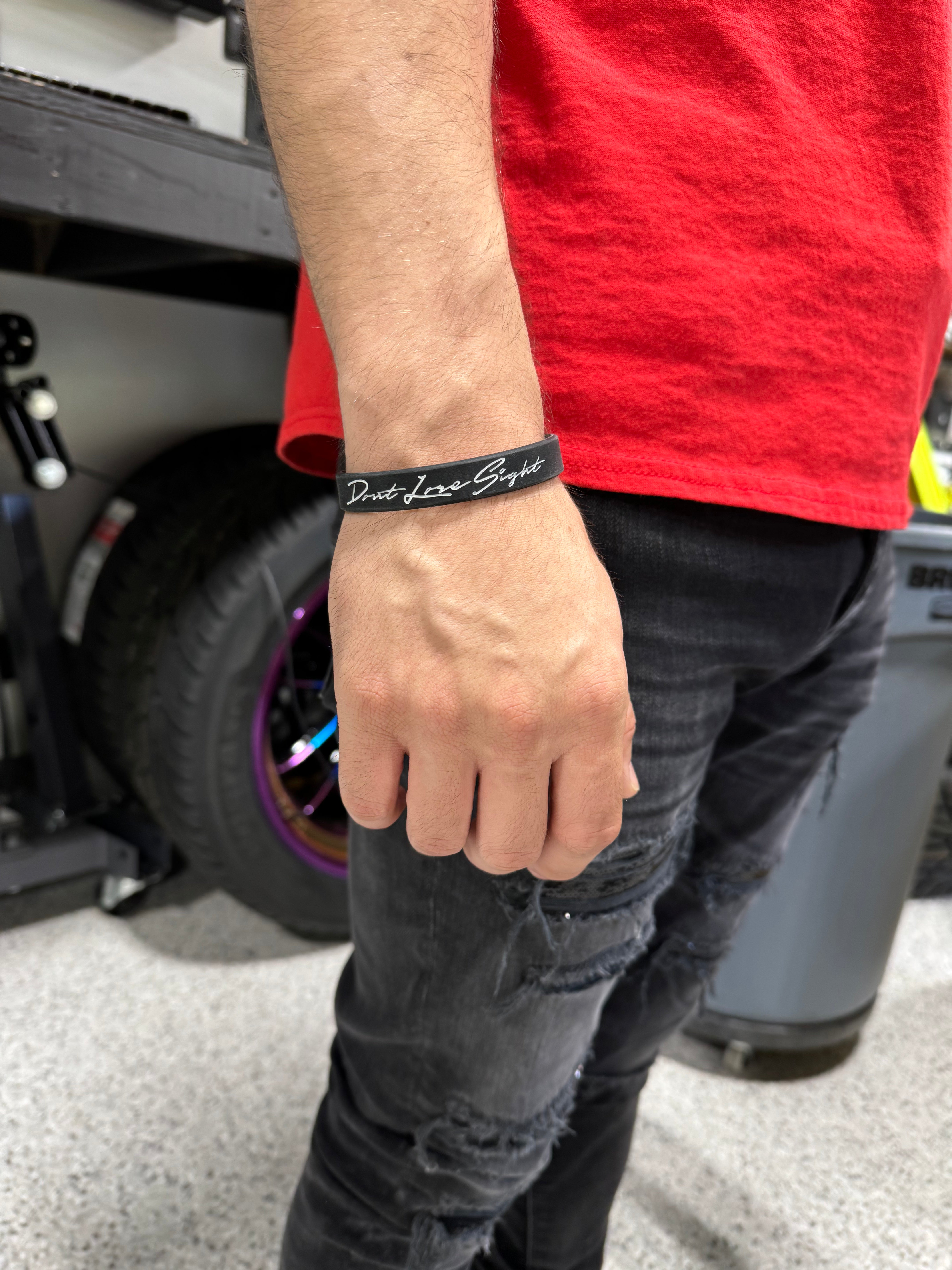 DLS 'Signature' Silicone Bracelet (Black)