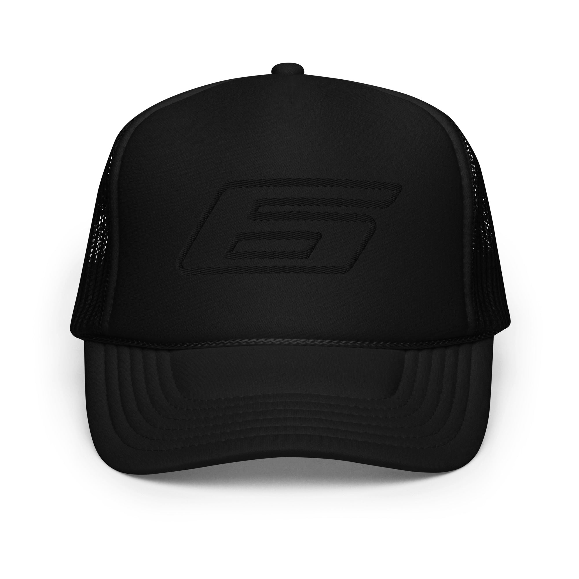 '6' Blacked-Out Trucker Hat