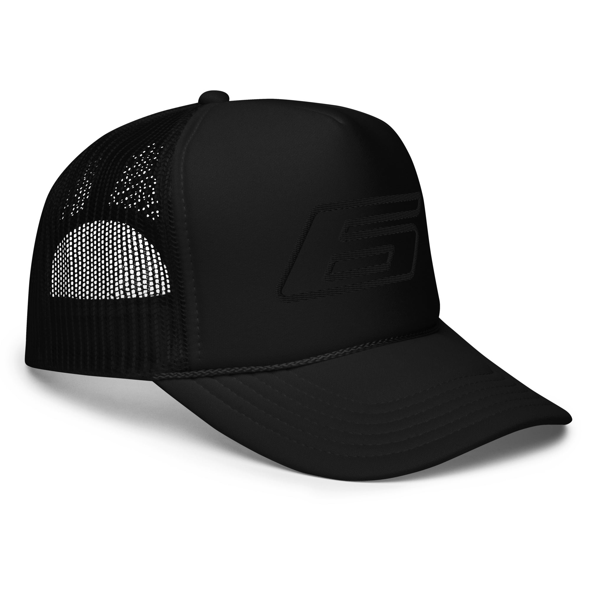 '6' Blacked-Out Trucker Hat