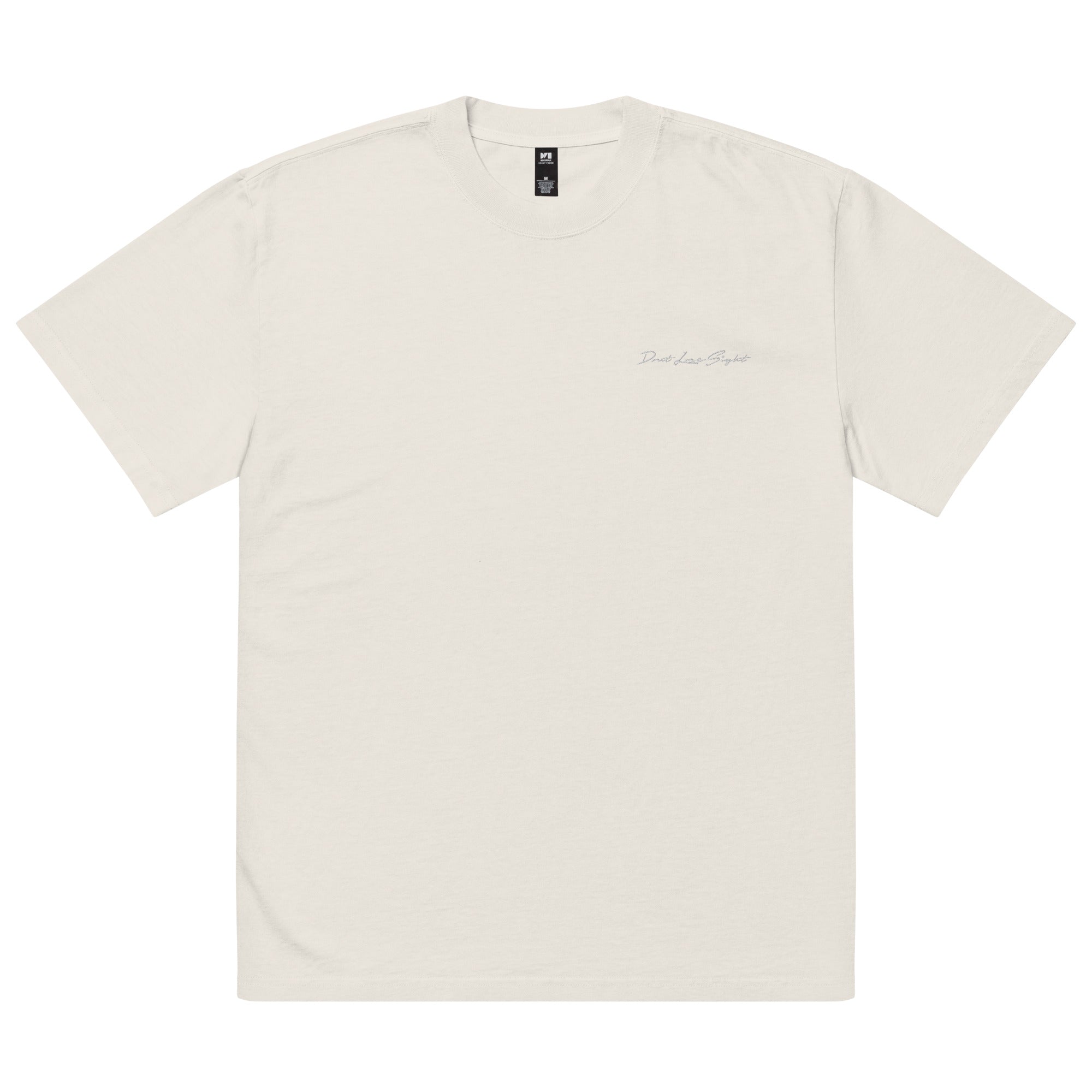 'Faded Signature' Oversized Premium Tee