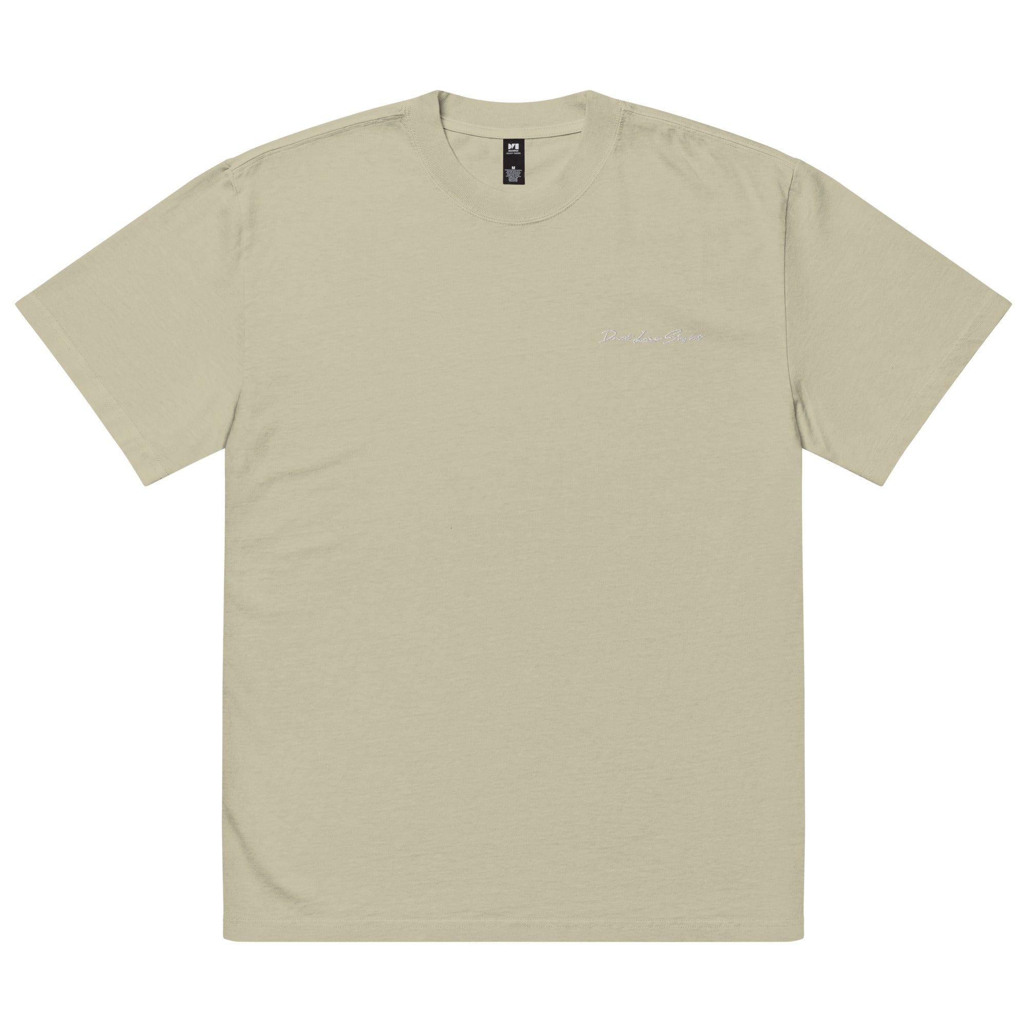 'Faded Signature' Oversized Premium Tee