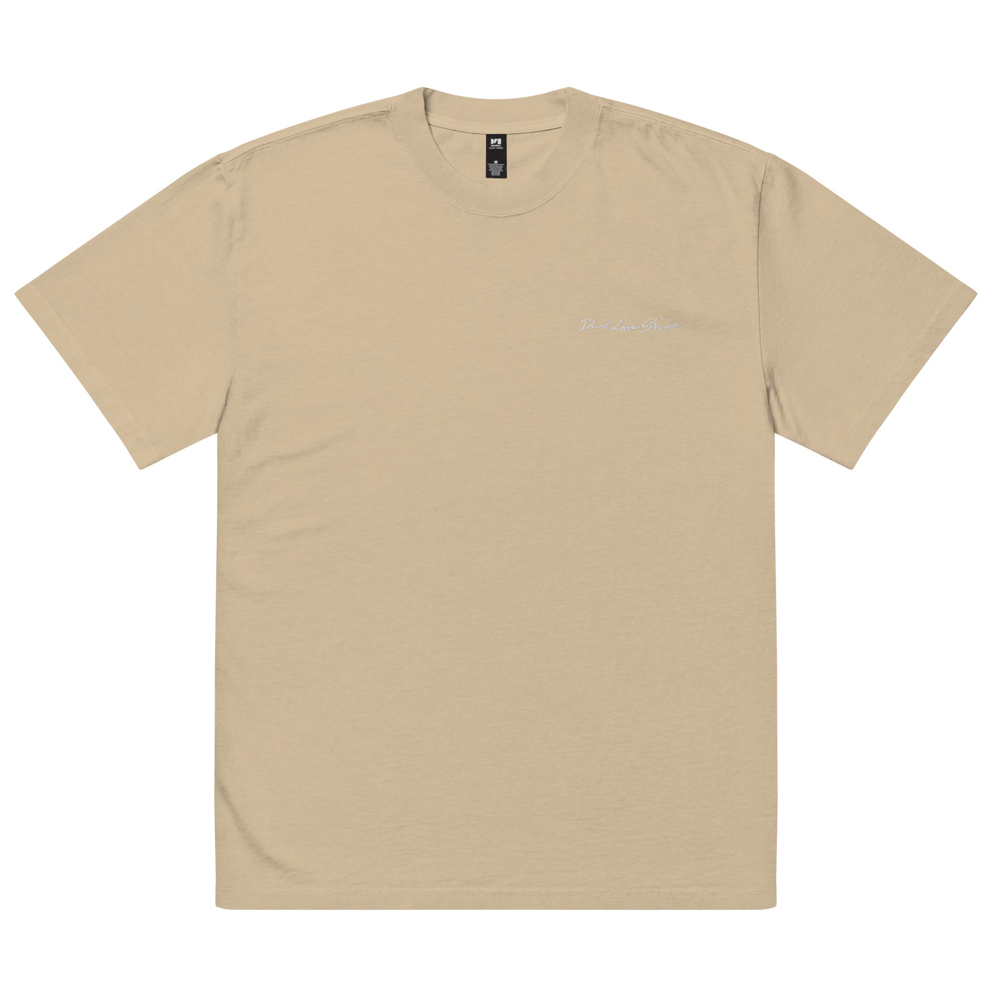 'Faded Signature' Oversized Premium Tee