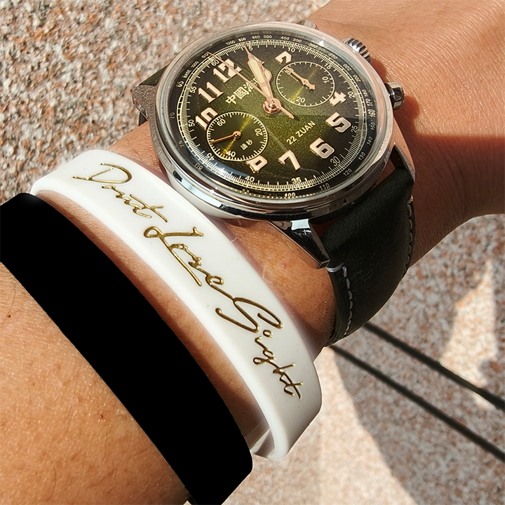 DLS 'Signature' Silicone Bracelet (White)