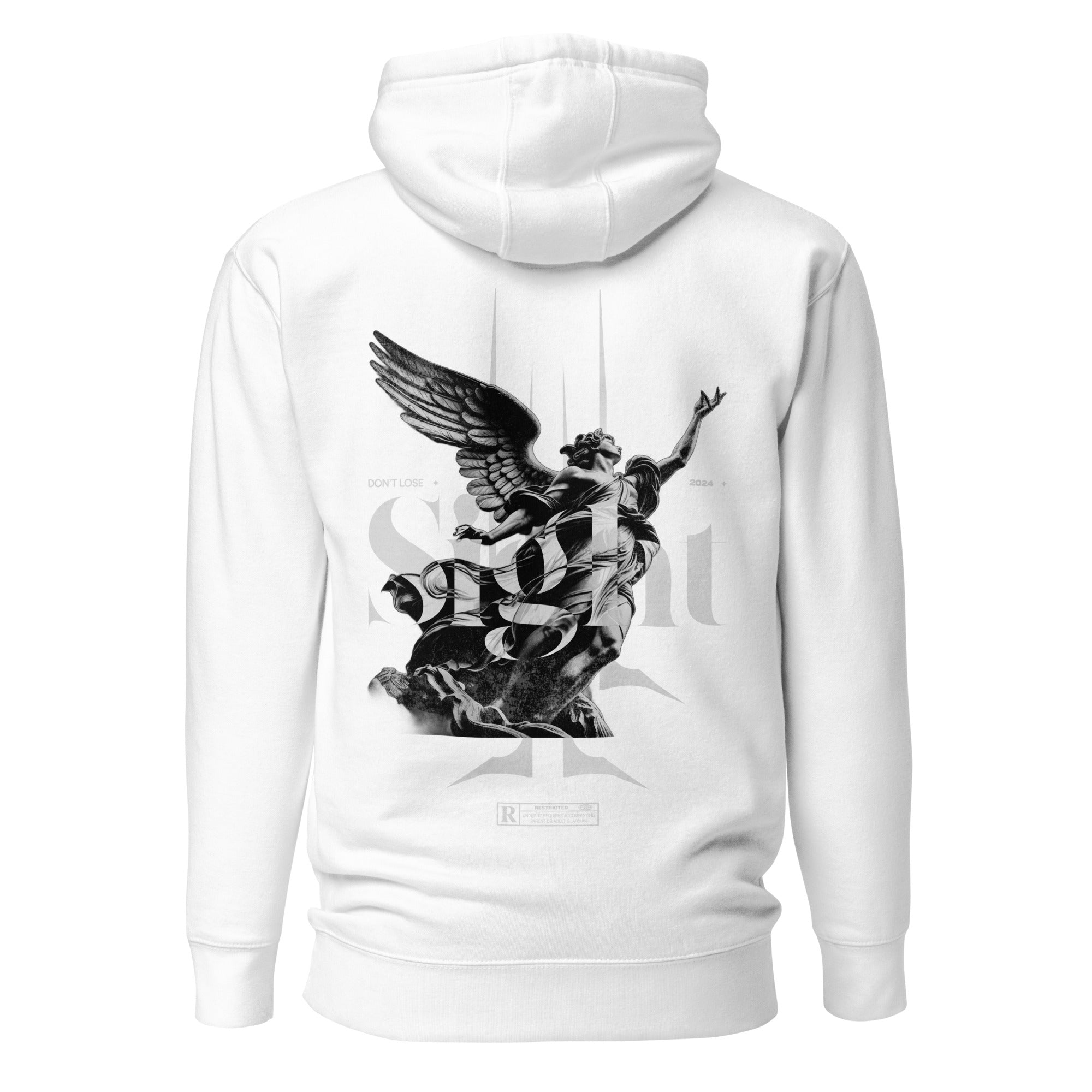 Sight Angel Hoodie B&W